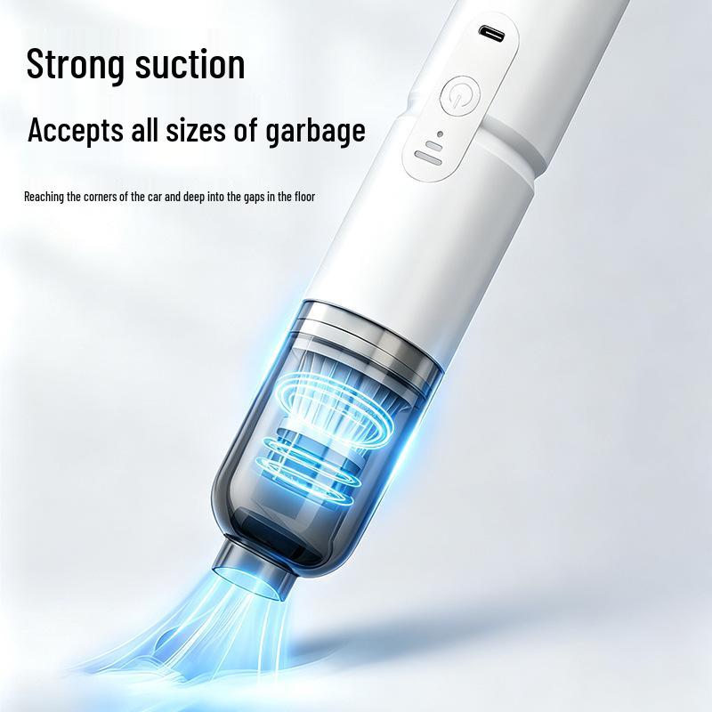 Wireless Mini Handheld Car Vacuum Cleaner with Mite Removal and Charging Capability