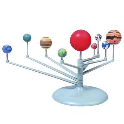 Chaud! Modèle de planétarium du système solaire 3D Kits d'apprentissage et d'étude scientifiques Modèle d'astronomie éducatif Jouet à faire soi-même