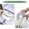 Rotatable Telescopic Electric Fan 24H Long Battery Life Desktop Electric Fan  Outdoor Activity