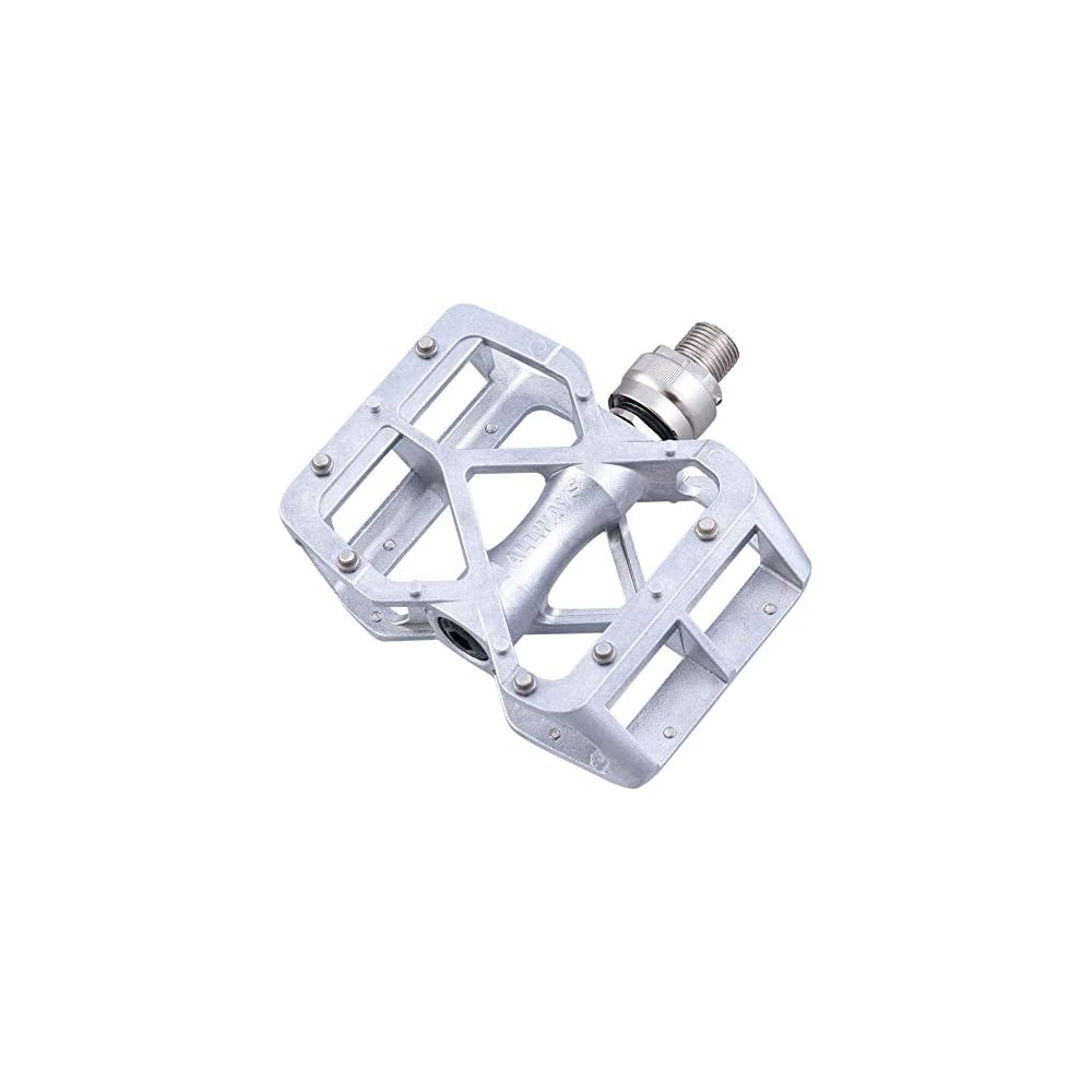 MKS Allways EzySuperior Bicycle Pedals Silver Lightweight Durable Design