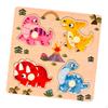 Learning Puzzle Cartoon Jigsaw Shape Matching Peg Preschool Wooden Name Function