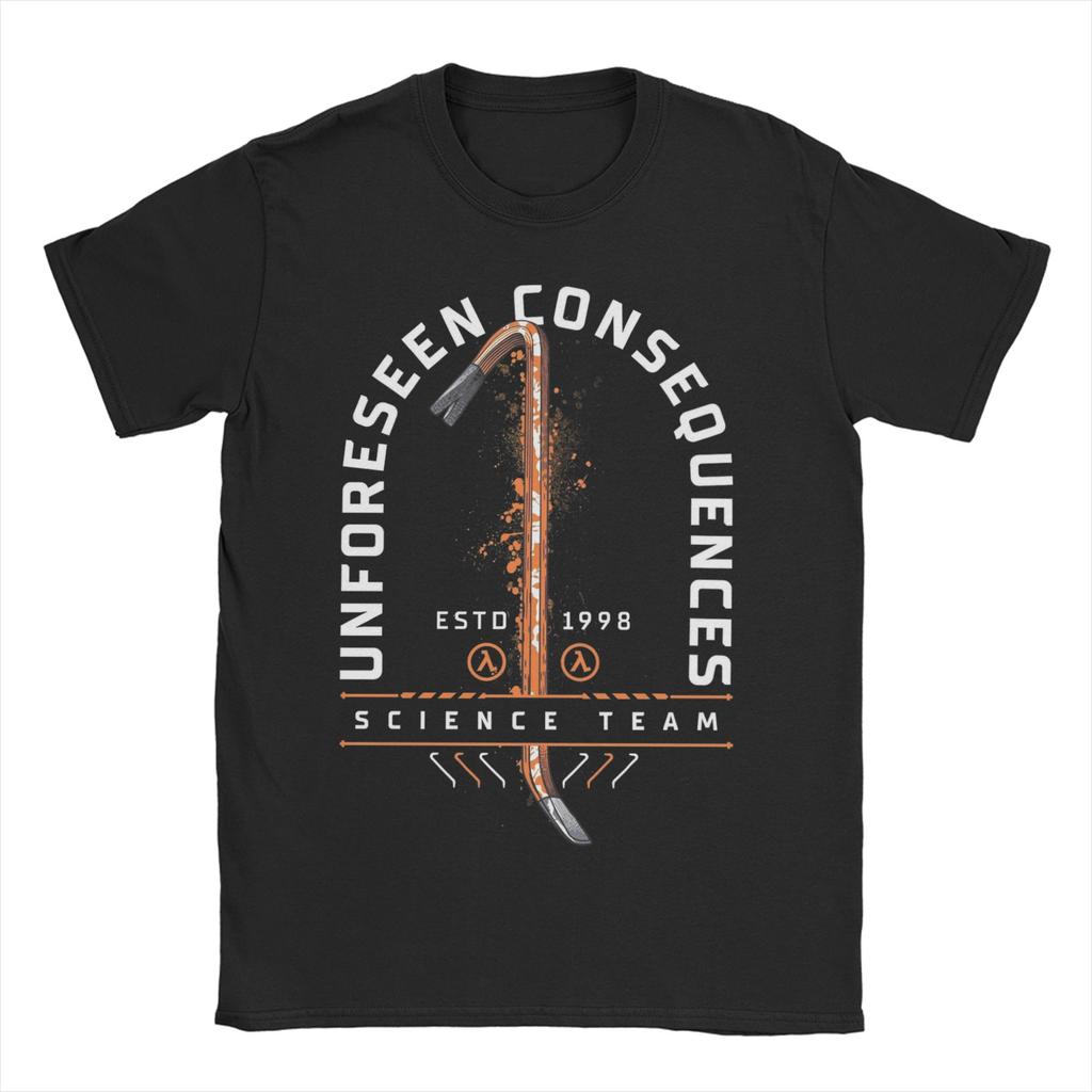 Half life 3 T-Shirts Unisex Damen 100% Baumwolle Freizeit-T-Shirts Rundhals-T-Shirts Kurzarm Kleidung Geburtstagsgeschenk