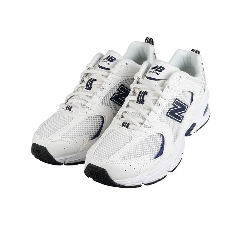 New Balance NB 530 Comfortable Versatile Fabric Synthetic Leather Running Shoes Unisex sneaker White Blue U5302ZB