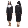Black Father's Clothing Adult Size Cosplay Costume Gothic Style Nun Costume  Cosplay Events