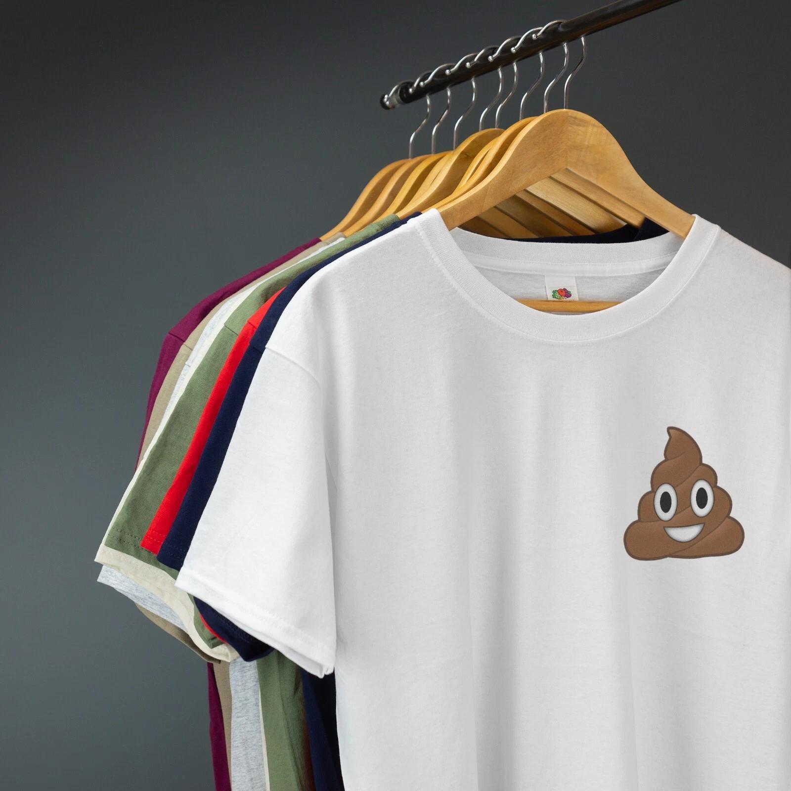 Poop Emoji T-Shirt Funny Poo Tshirt VARIOUS SIZES & COLOURS XL