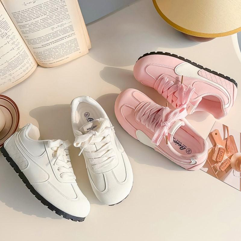 Fashion 2025 Vintage Flats Round Toe Shoes Ladies Agan Sports Shoes Thick Sole Breathable soft-soled Shoes Leisure Derby shoes
