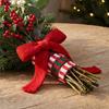 Christmas Theme Ribbon for Gift Boxes 5m Woven Wrapping And Bouquet Packaging, Decorative Plump Bow Making Crafts Knit Holiday DIY Making,