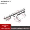 304 Stainless Steel Bolt Cage Lock with Two-Way Door Pins and Anti-theft Padlock for Main and Warehouse Doors