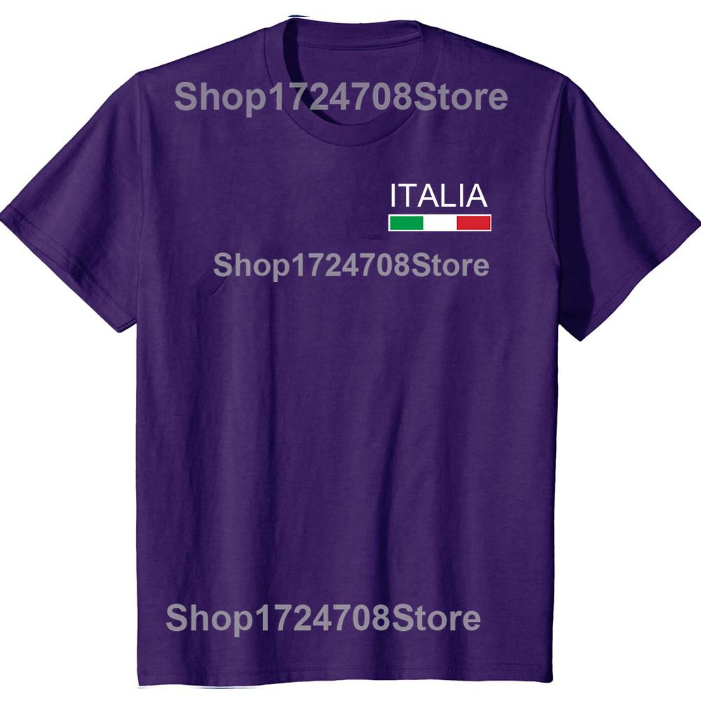 Italia Flag Italian T Shirts Summer Style Streetwear Short Sleeve Italy Italiano Family Birthday Gifts T-shirt Mens Clothing