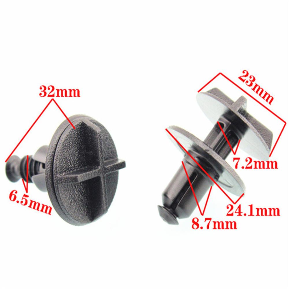 10x Car Bumper Tank Engine Cover Fender Fastener Clips For Land Rover Jaguar XJ