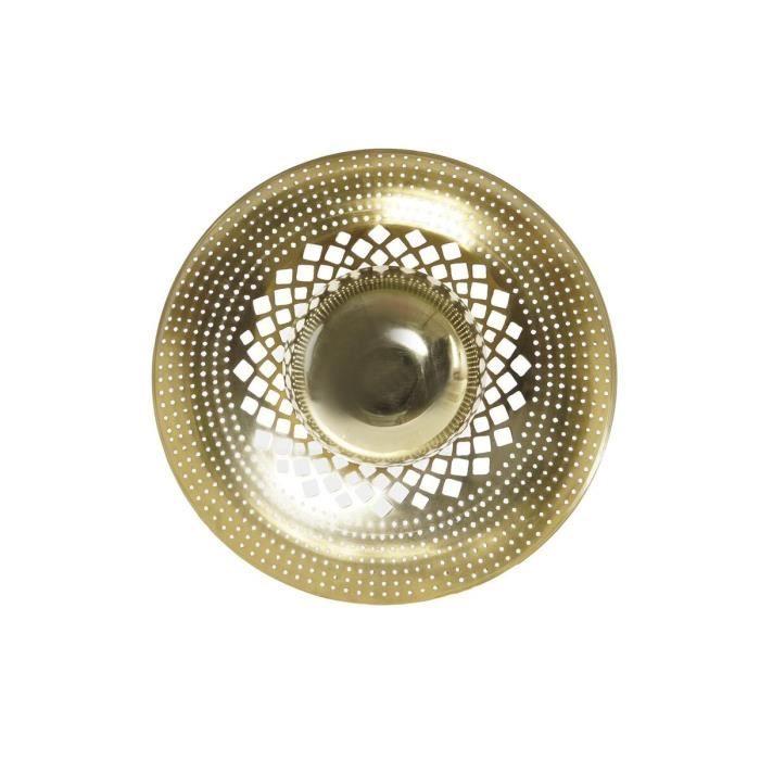 Applique Murale - Doré - Métal - 220V - 40W - Design Ethnique