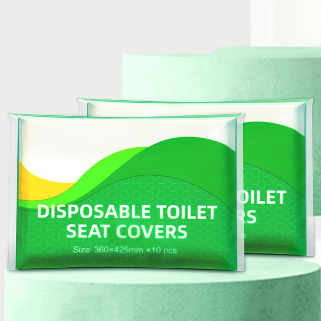 10Pcs Toilet Seat Covers Paper Flushable Flushable Paper Toilet Seat Covers for Adults Kids Potty Training Accessories