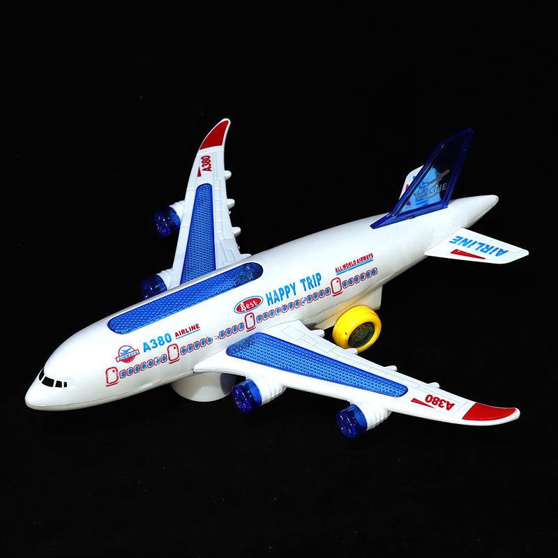 A380 Universal Model Aircraft Toy with Music and Lights for Kids