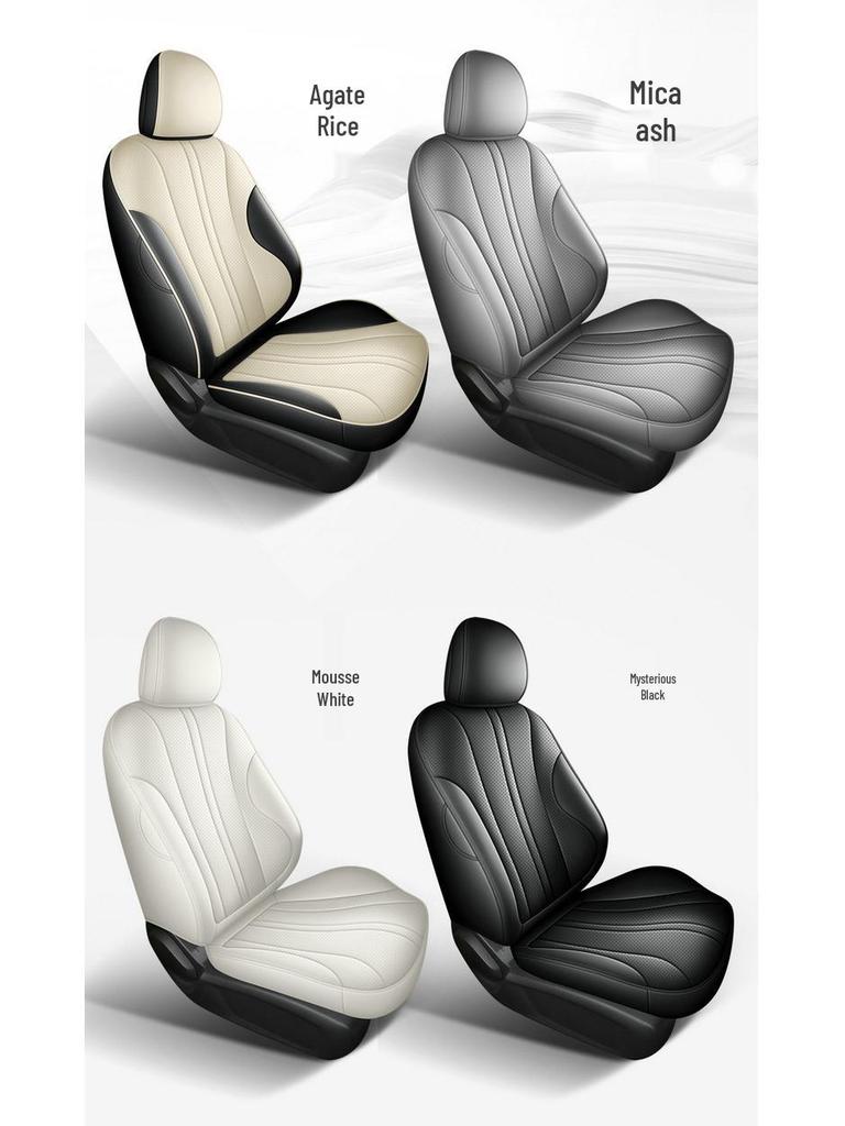 Roewe M7DMH Original Perforerade Läder Bilbarnstolsskydd - Andningsbara & Hälsobevarande