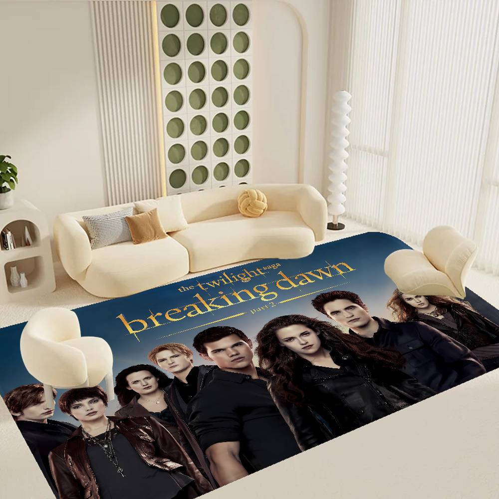 Vampir Fantasy Film T-Twilight Fußmatte Günstiger Rutschfest Modern Wohnzimmer Balkon Bedruckte Nachttischmatten
