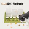 Rollendes Futterleckspielzeug, interaktives Leckerli-Spenderspielzeug für Hunde, Puzzle, langsamer Futternapf für das Training von Katzen und Welpen, Linderung von Langeweile