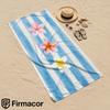 Blue Stripe Plumeria Soft Portable Travel Towel Unisex Ultra Lightweight Microfiber Oversized Sand Free Quick Dry Beach Towel