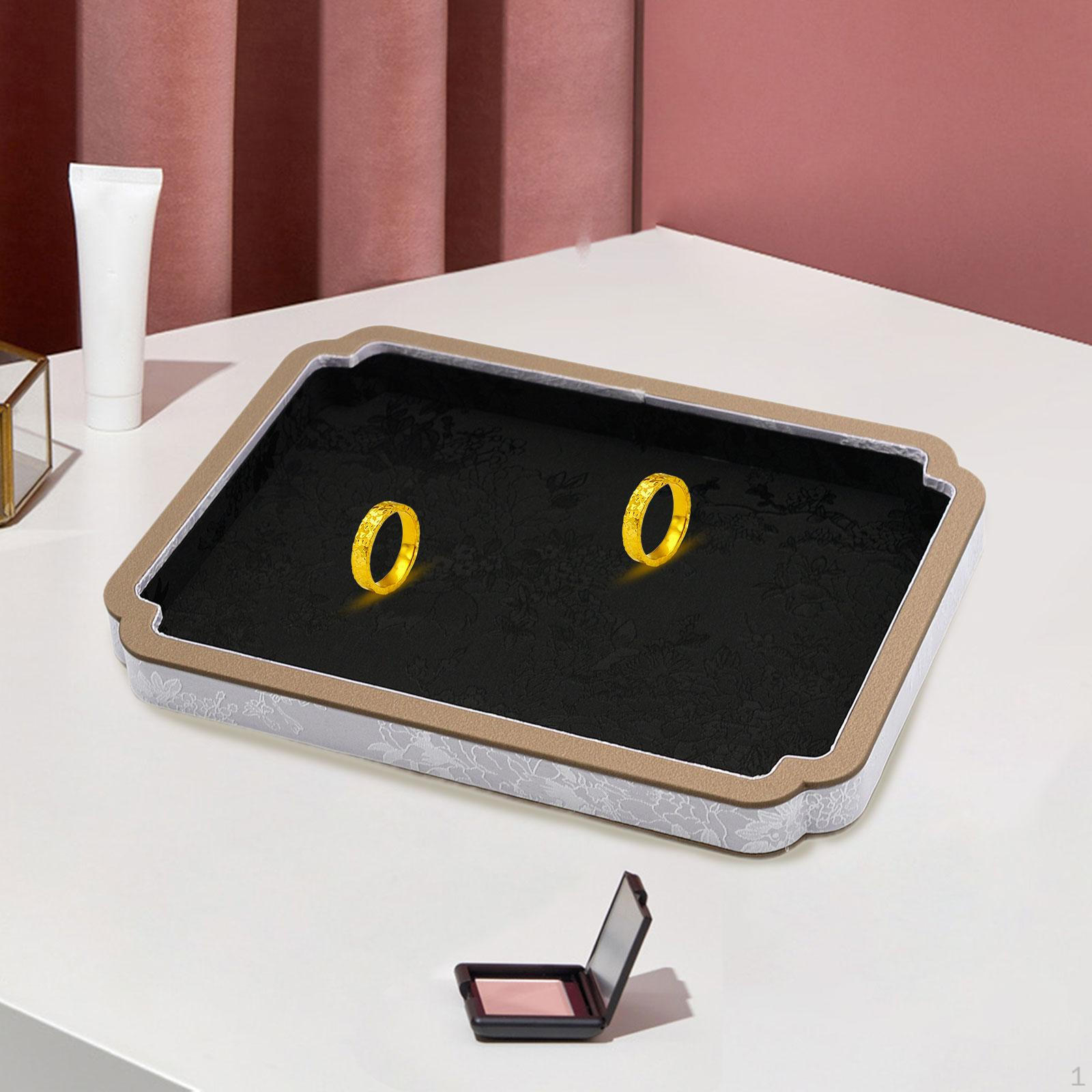 

Jewelry Organizer with Wooden And Velvet Design for Bracelets Necklaces