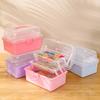 Childrens Hair Accessories Storage Box Head Rope Hairpin Card Pen Sundries Stationery Box Cute Girl Jewelry Box Spiegel Miror
