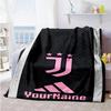 Juventus Personalized Text Blanket Lightweight Personalized Blanket Durable Comfort Throw For Home Decor Livingroom Seaside Bed Four Seasons Universal