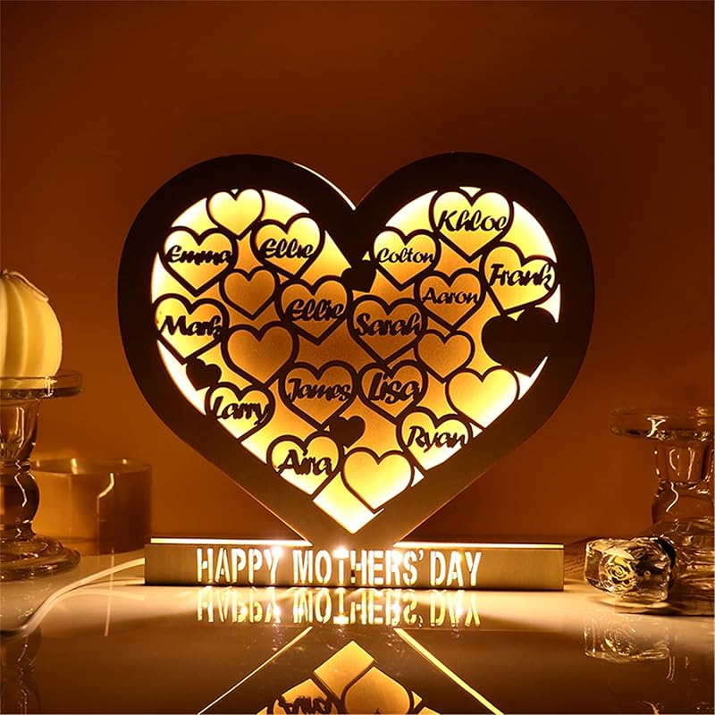 Personalized Lighthouse Photo Night Light Custom Family Picture Frame Light Acrylic Photo Lamp Gifts for Birthday Mom from Daughter Son(Style 11)