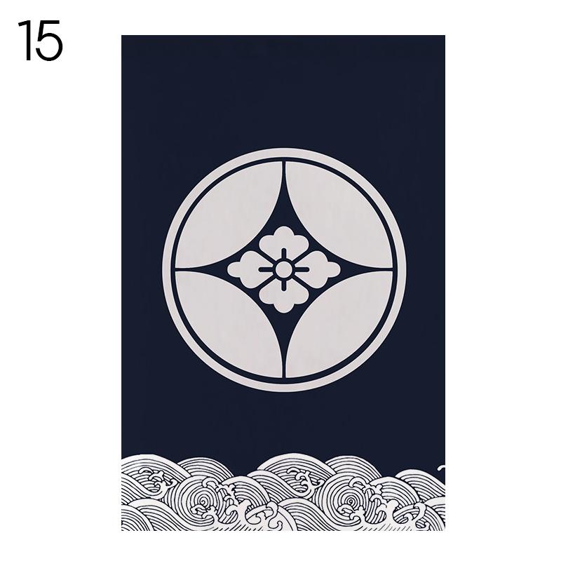 Japanese Tea Room Partition Pennant Kitchen Door Head Curtain Teahouse Hanging Short Curtain Sushi Restaurant Pub Bar Decor