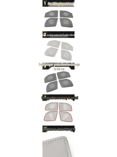 2019 Elysion Four-Door Speaker Cover Decorative Sticker Set