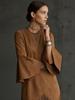 Trendy Women's Vintage Ruffled Flared Sleeve Loose Fashion Dress for Women