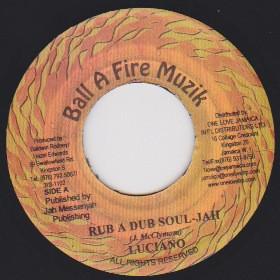 

7inch Record LUCIANO - Rub A Dub Soul-Jah NONE Ball A Fire Muz 2003 Jamaica Reggae, Ska & Dub Used