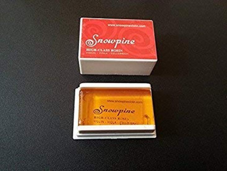 Foldable and Adjustable Violin Stand with Bow Includes Violin Rosin Holder, (Red Brown)