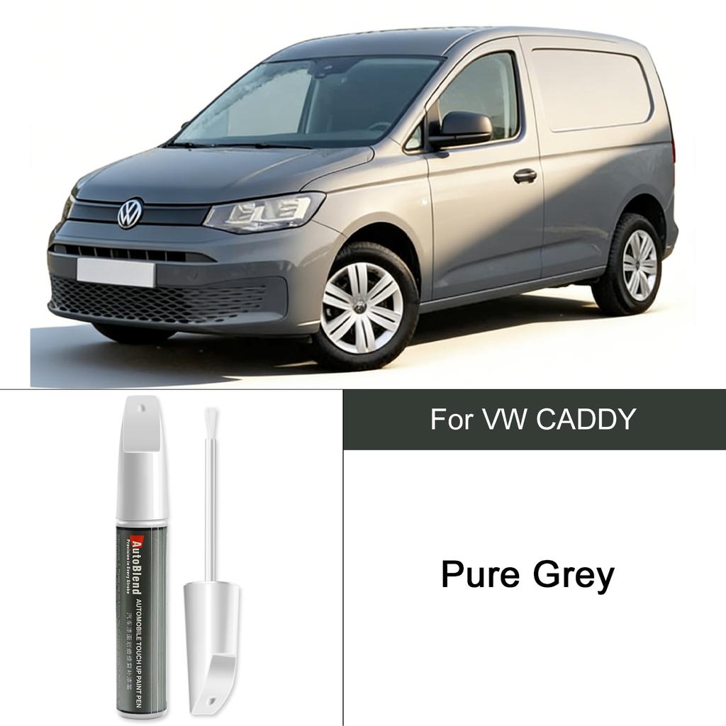 Für VW CADDY Kratzerentferner und Lackreparaturstift Fabrikprozess Farbabstimmung Autolackreparaturwerkzeug Candy White Tiefschwarz