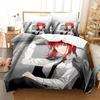 3D Print Anime Chainsaw Man Printed Bed Set Duvet Cover Pillowcase Bedding Set Bed Linen Sheet Quilt Cover Full Queen King Size