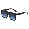 Fashionable Large Square Frame Sunglasses: European & American Street Style with Luxury Design