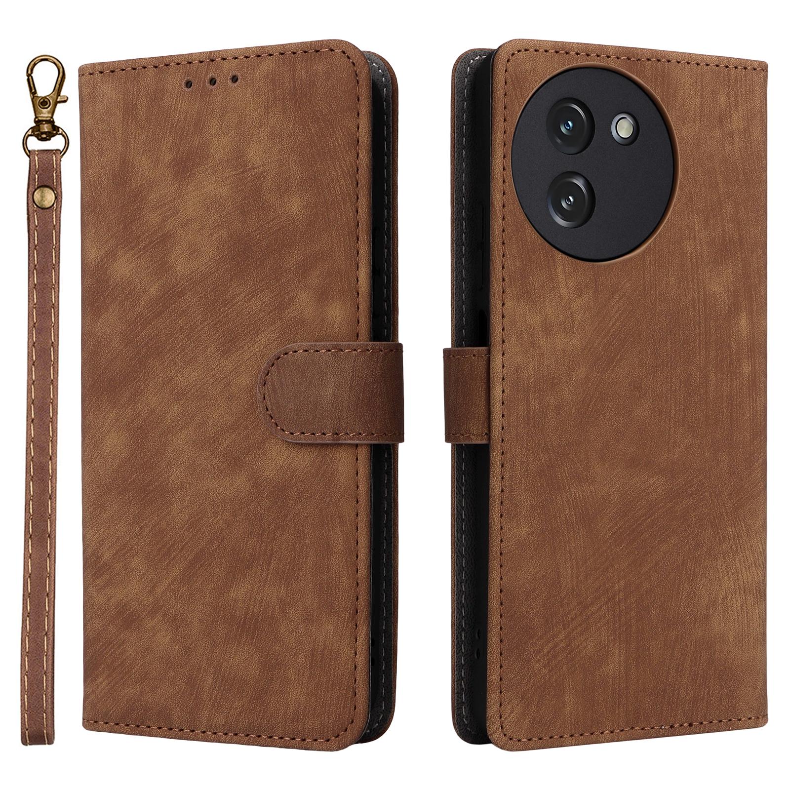 

Для Doogee Note 59/Note 59 Pro Чохол Гаманець RFID Блокування Шкірзамінник Чохол для Телефону Підставка з Ремінцем D