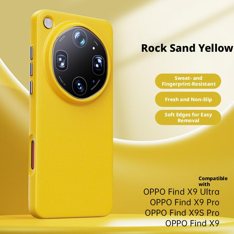 For Oppo Find X9 & X9 Pro, X9s Pro & X9 Ultra Case Frosted Rock Sand Magnetic Stain-resistant Leather Shockproof Bumper Cover OPPO Find X9 Pro