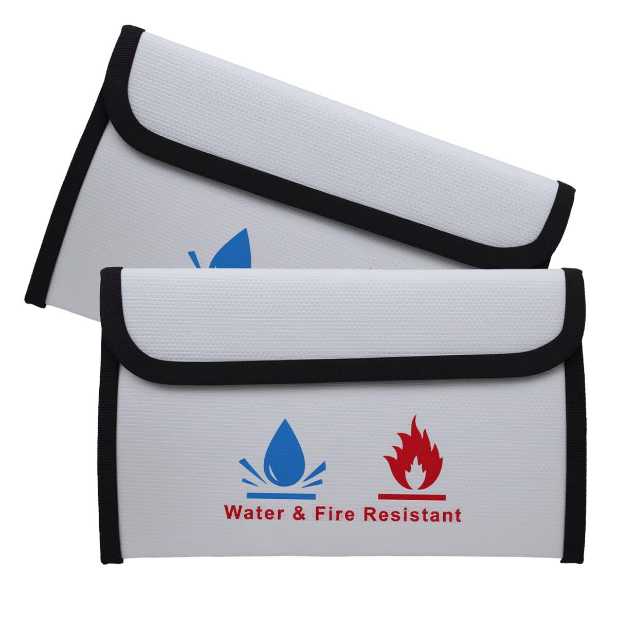 winova Огнестойкие сумки для документов Термостойкость до 2000F 1093C Водонепроницаемость IP56 для документов наличных и паспортов 9x7 дюймов 23x18 см С силиконовым покрытием Набор из 2 шт 6950₽