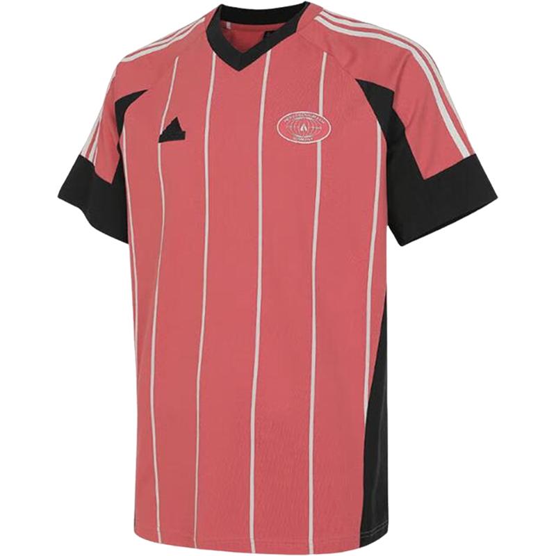 

adidas genuine Summer new men s V-neck soccer training jersey JC5678 185 104A XL
