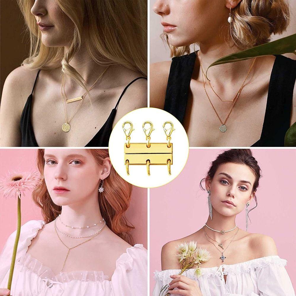 Multiple Strands Magnetic Necklace Separator Jewelry Connector  Jewelry Making