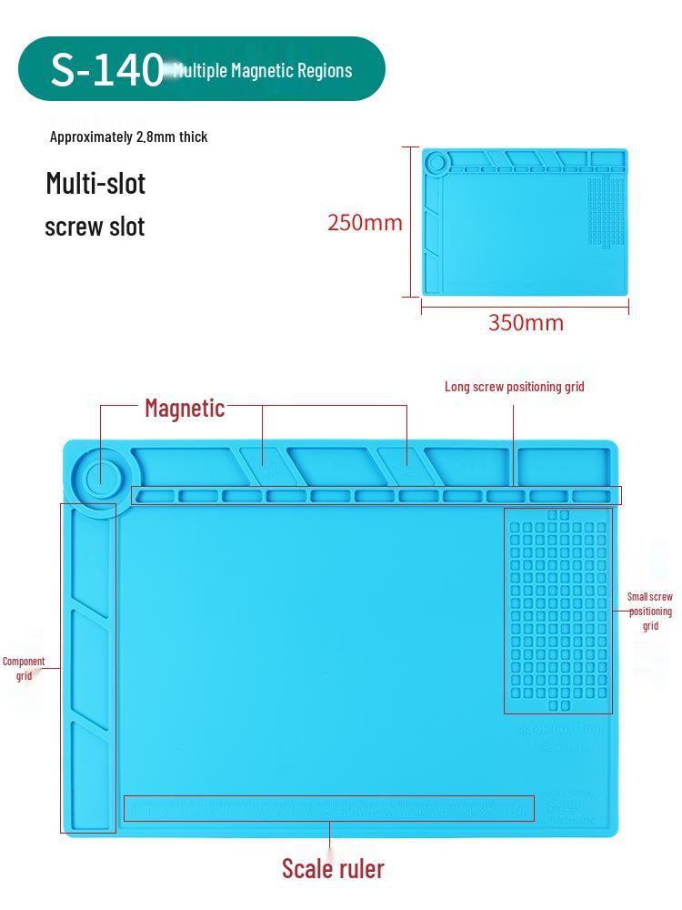 Deer Fairy Heat-Resistant Silicone Soldering Pad for Desktop Repair and Welding.