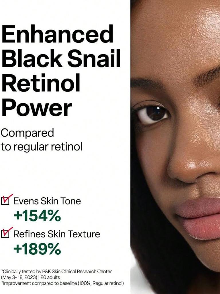 Dr.G Black Snail Retinol Ampoule, Lightweight Serum, Smooth Skin Texture, Easy Absorption, Daily Facial Care, For Women, K?Beauty, Korean Skincare