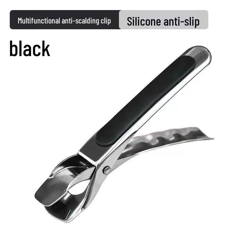 

Multifunctional Stainless Steel Anti-Slip Plate Gripper for Safe Handling of Dishes, Bowls, and Plates in the Kitchen чорний