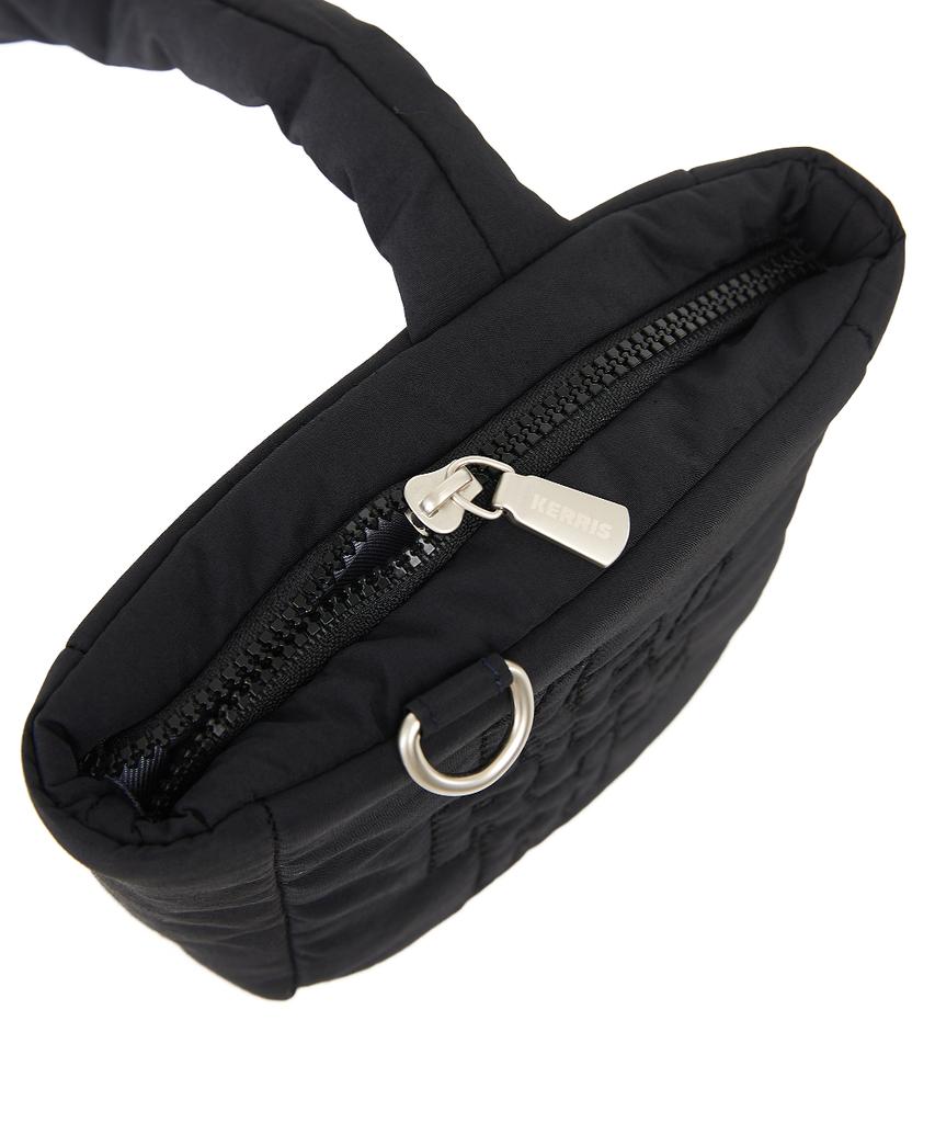 Kerris Moment Mini Padded Mini Tote Bag – Black