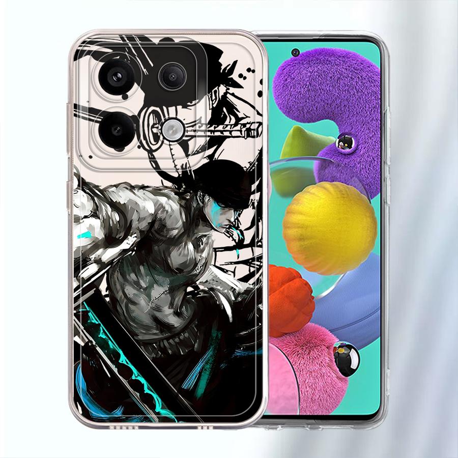 

Крутой чехол-накладка из мягкого силикона One Piece для Xiaomi Redmi Note 14 Pro Plus 12 9 10 14C 11 11S 12S 13C 10S A4 Note 13 Redmi Note 11 Pro 5G