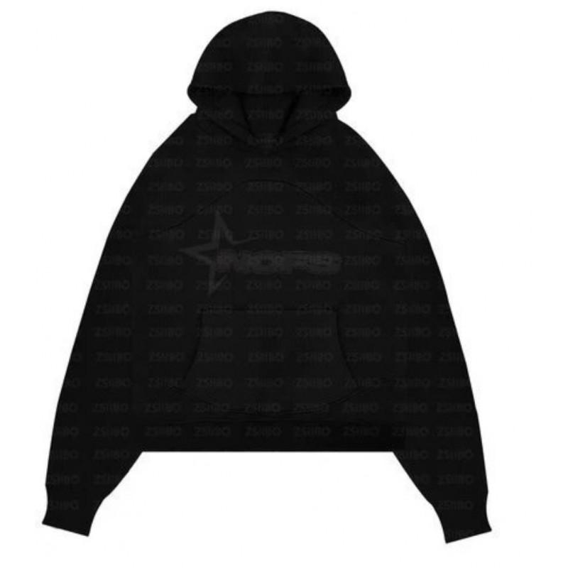NOFS Printed Hooded Sweatshirt Loose Fit Streetwear Women