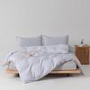 Muji Blue Plaid 4-Piece Bedding Set
