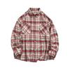 Shirt Long Sleeve Boys Spring New American Style Loose Lapel Plaid Shirt Vintage Trendy Casual Easy Matching Coat