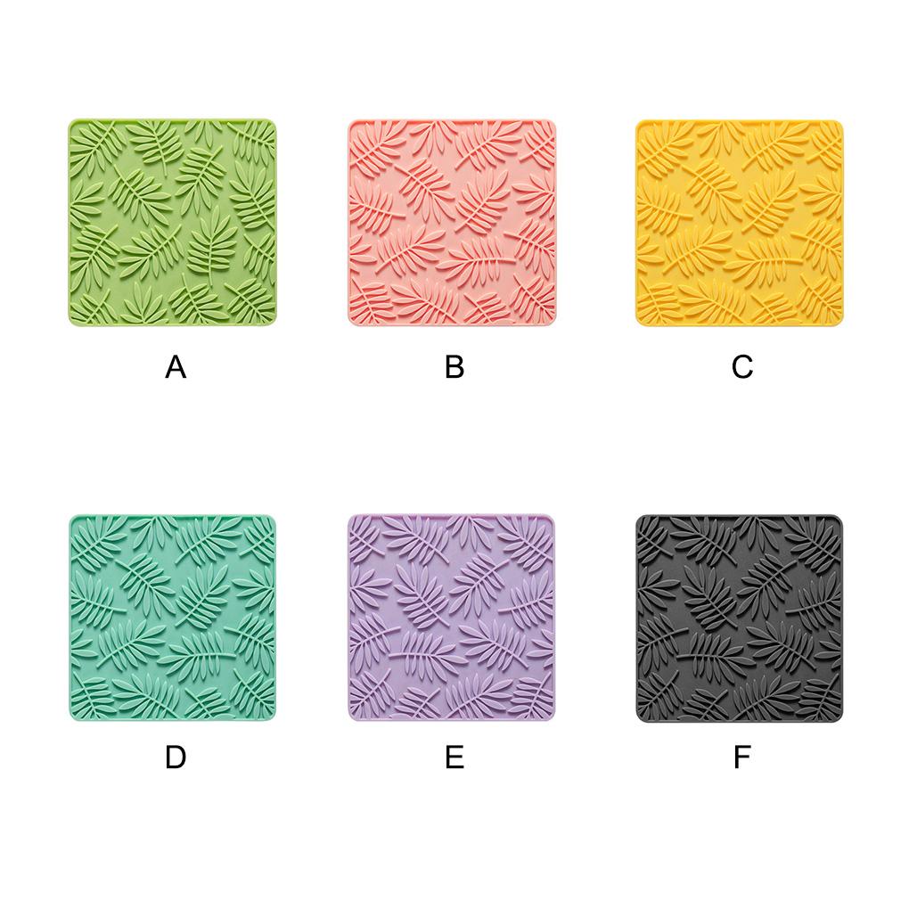 Cup Coaster Silicone Heat Resistant Coffee Mug Table Mat Reusable Household Pad Ribbed Tableware Placemat Protector