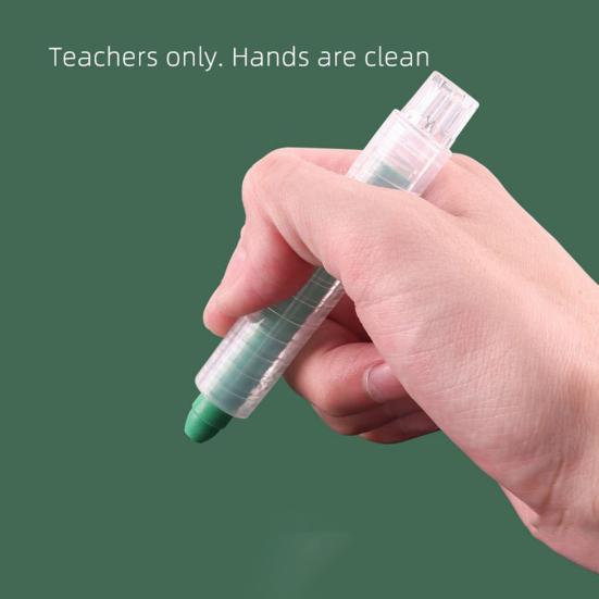 5Pcs Colored Chalk with Plastic Holder Washable Dustless Sidewalk Chalk Blackboard Drawing Writing