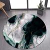 Luxurious Marble Colour White Gold Round Carpet Rug for Bedroom Living Room Decoration,pet Decor Floor Mat