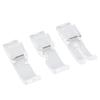 3Pcs Transparent Presser Foot Set Fit for Singer Sewing Machine Clear 10mm Width Parts Accessories